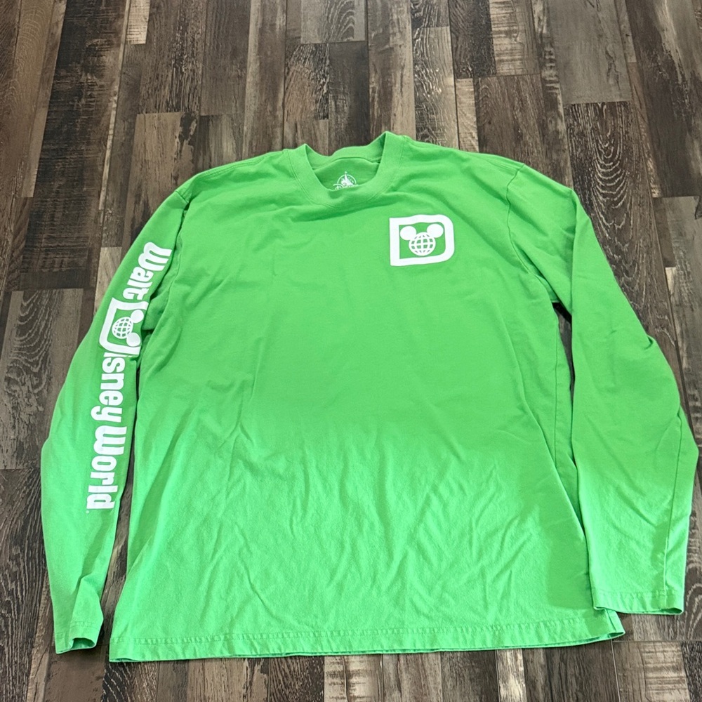 Disney Vibrant Green Long Sleeve Tee